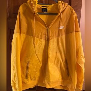 Nike yellow water resistant jacket. XXL. Great condition.